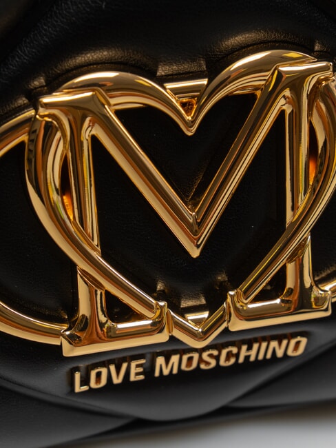 EMBOSSED Bolso de hombro, con correa para el hombro negro - Bolsos Mujer