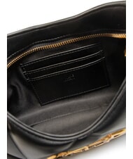 LOVE MOSCHINO EMBOSSED Bolso de hombro, con correa para el hombro negro - Bolsos Mujer - 5