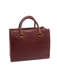 LIUJO MANHATTAN Bolso mediano tipo cartera con logotipo vino tinto - Bolsos Mujer - 2