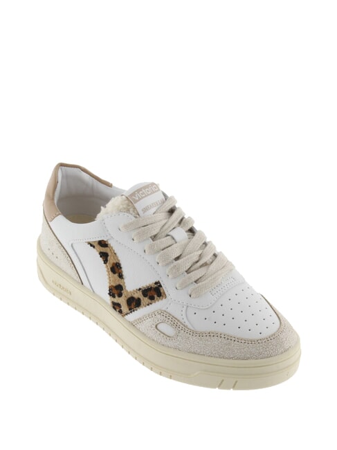 SEUL Zapatillas de mujer con logo animalier camello - Zapatos Mujer