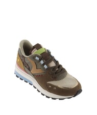 VICTORIA LUNA Zapatillas de patchwork con suela dentada chocolate - Zapatos Mujer - 3