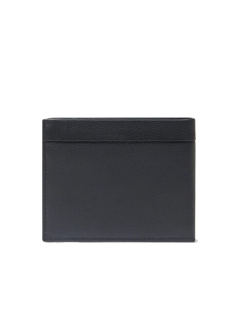 W137 Cartera de cuero negro - Carteras Hombre