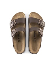 BIRKENSTOCK ARIZONA BIRKO FLOR Sandalia tipo zapatilla con dos hebillas marron oscuro - Zapatos unisex - 5