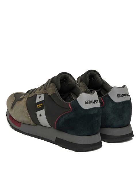 QUEENS  Zapatillas deportivas para hombre negro/militar - Zapatos Hombre