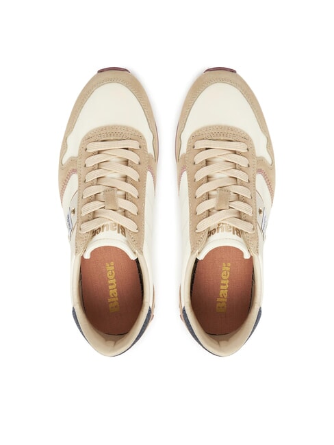MILLEN  Zapatillas de deporte para mujer crema/malva - Zapatos Mujer