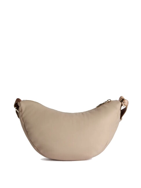 PUFFY NYLON Mini bolso de hombro en forma de media luna grisáceo - Bolsos Mujer