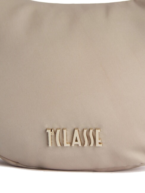 PUFFY NYLON Mini bolso de hombro en forma de media luna grisáceo - Bolsos Mujer