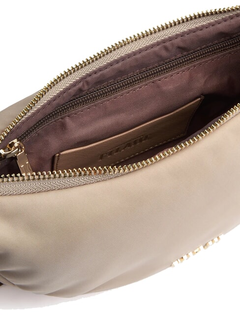 PUFFY NYLON Mini bolso de hombro en forma de media luna grisáceo - Bolsos Mujer