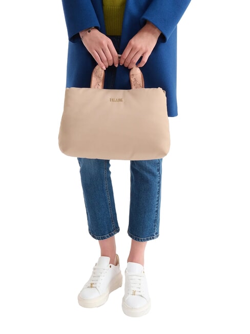 PUFFY NYLON Bolso de mano con bandolera grisáceo - Bolsos Mujer