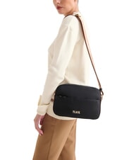 ALVIERO MARTINI PRIMA CLASSE STORMY NYLON Bolso de hombro de reportero negro - Bolsos Mujer - 5