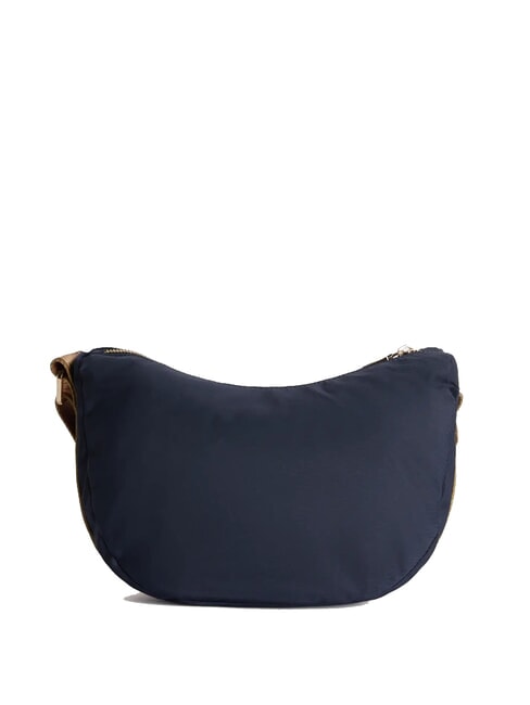 STORMY NYLON Bolso de hombro pequeño con forma de media luna noche azul - Bolsos Mujer