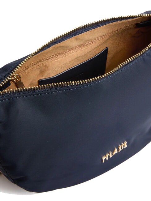 STORMY NYLON Bolso de hombro pequeño con forma de media luna noche azul - Bolsos Mujer