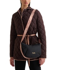 ALVIERO MARTINI PRIMA CLASSE STORMY NYLON Bolso de hombro pequeño con forma de media luna negro - Bolsos Mujer - 5