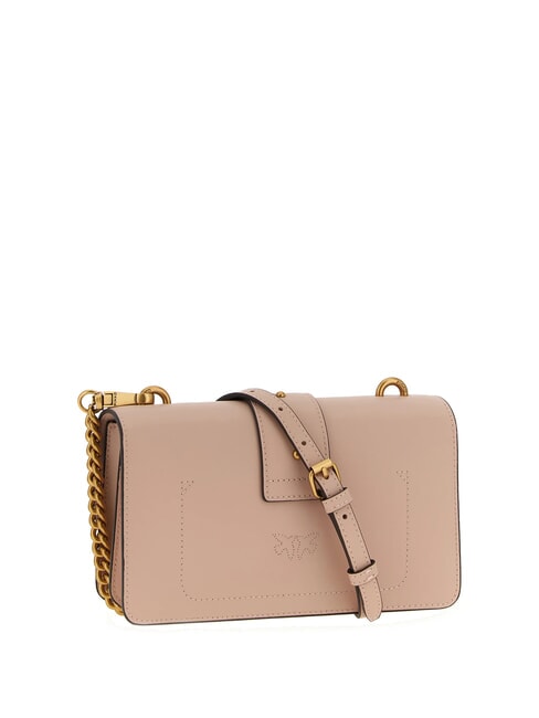 LOVE ONE CLASSIC Mini bolso de hombro de piel oro antiguo en polvo - Bolsos Mujer