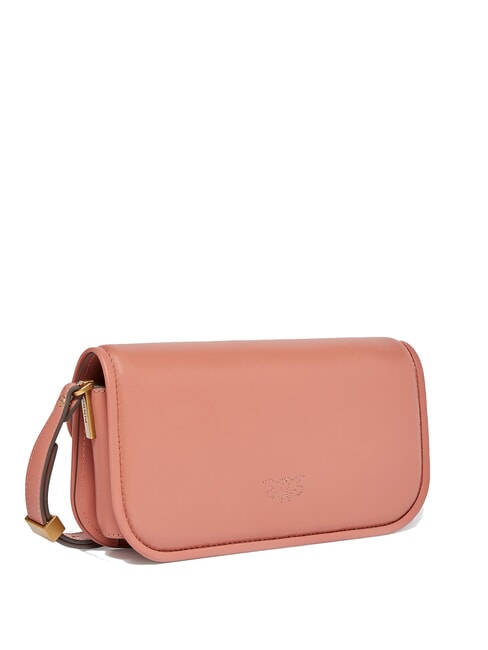 LOVE BOX Bolso de hombro, en piel Marrón Aragón-oro antiguo - Bolsos Mujer