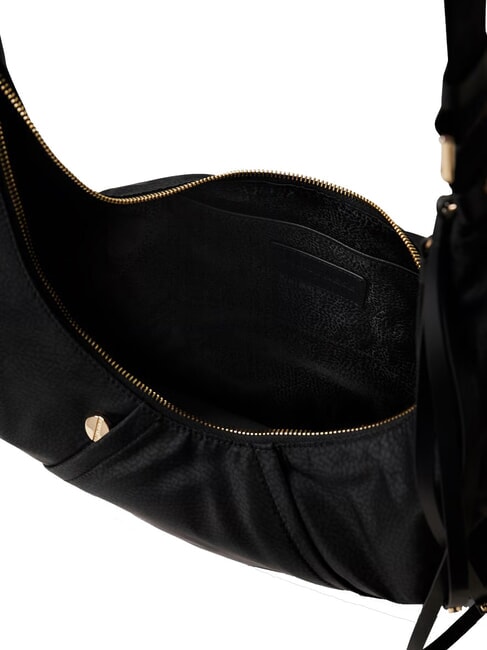 FOLD Bolsa de hombro negro oscuro - Bolsos Mujer