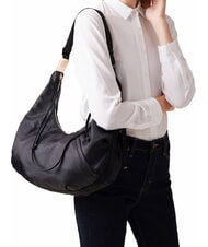 BORBONESE FOLD Bolsa de hombro negro oscuro - Bolsos Mujer - 4