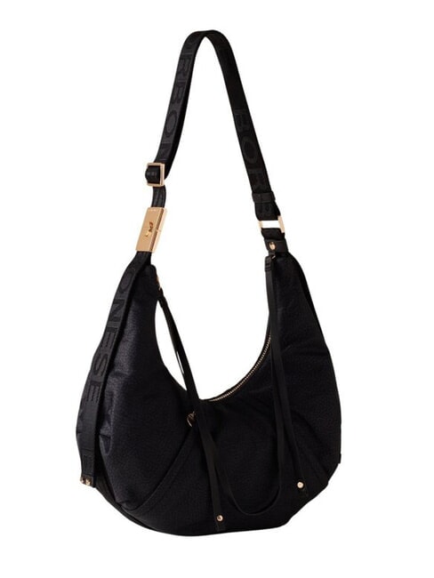 FOLD  Bolso de hombro suave negro oscuro - Bolsos Mujer