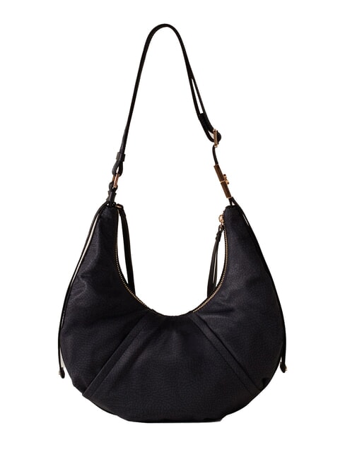 FOLD  Bolso de hombro suave negro oscuro - Bolsos Mujer