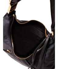 BORBONESE FOLD  Bolso de hombro suave negro oscuro - Bolsos Mujer - 4