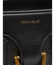 COCCINELLE YORK Bolso de piel con hebilla negro - Bolsos Mujer - 5