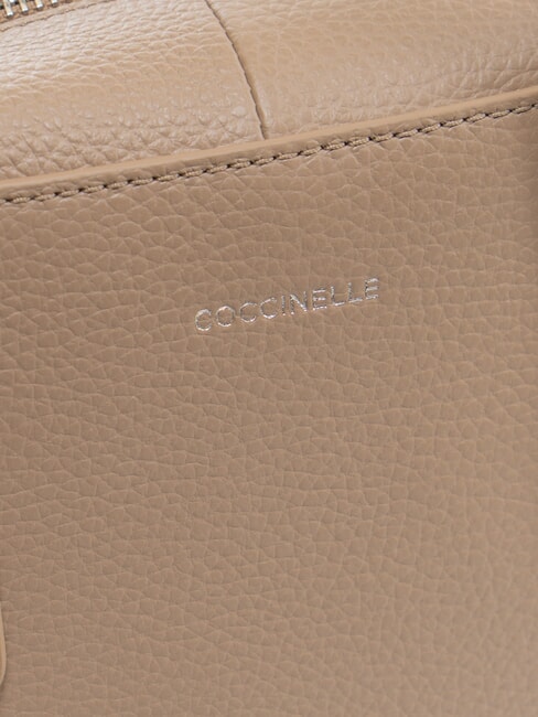 SWAP Bolso de piel tipo cartera con bandolera topo cálido - Bolsos Mujer