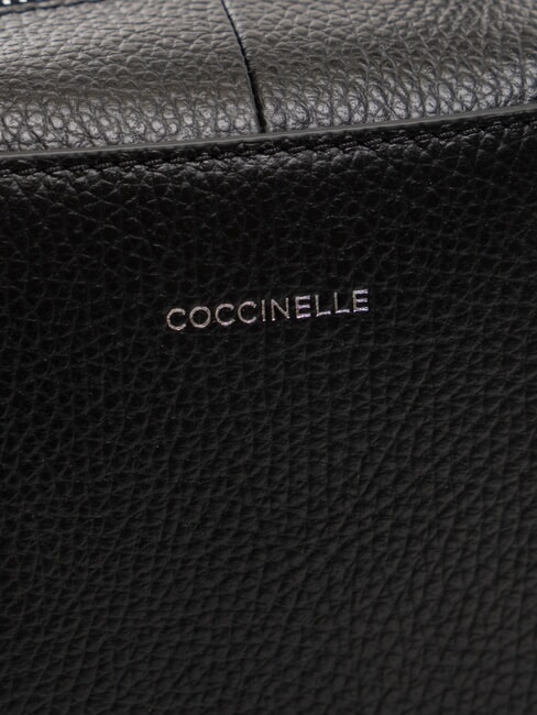 SWAP Bolso de piel tipo cartera con bandolera negro - Bolsos Mujer