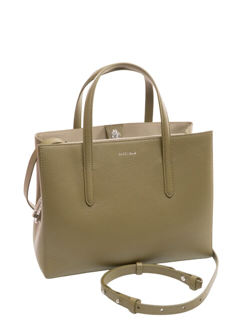 SWAP Bolso de piel con bandolera verde laurel - Bolsos Mujer
