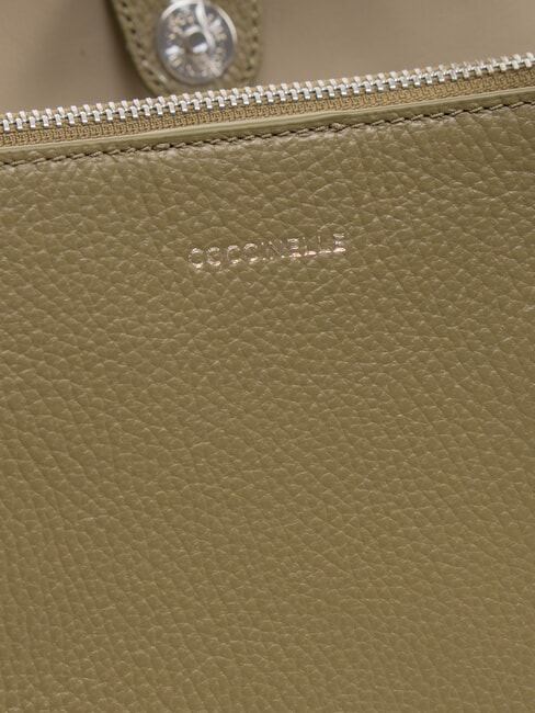 SWAP Bolso de piel con bandolera verde laurel - Bolsos Mujer