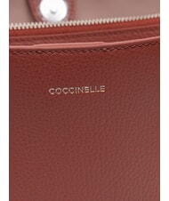 COCCINELLE SWAP Bolso de piel con bandolera brandy - Bolsos Mujer - 5