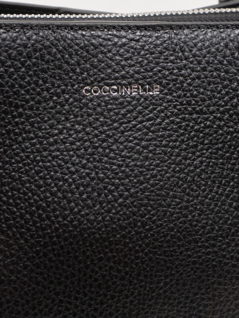 SWAP Bolso de hombro de piel para compras negro - Bolsos Mujer