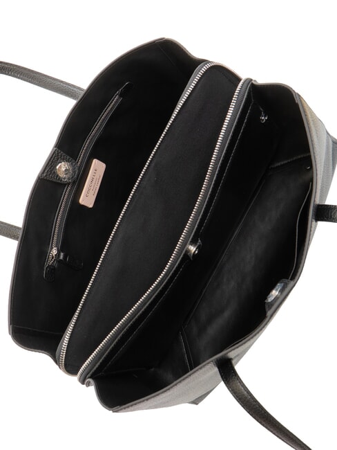 SWAP Bolso de hombro de piel para compras negro - Bolsos Mujer