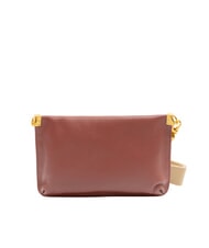 COCCINELLE HYLE Bolso bandolera pequeño de piel plano brandy - Bolsos Mujer - 3