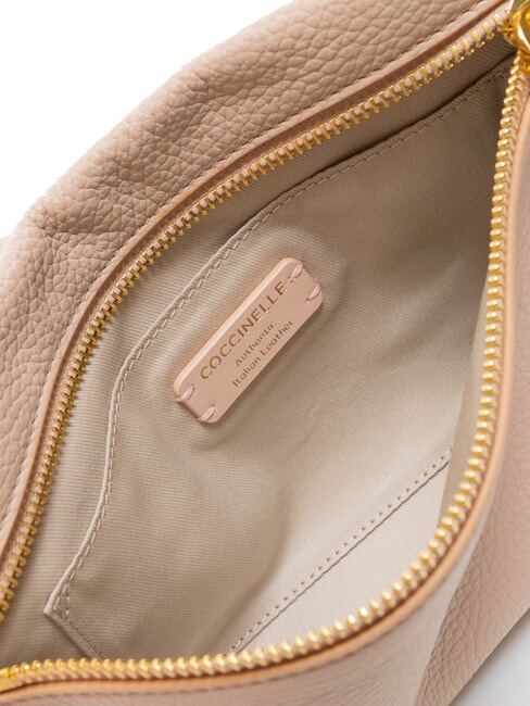 HYLE Bolso bandolera pequeño de piel plano rosetas - Bolsos Mujer