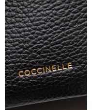 COCCINELLE ISIDE Bolso bandolera pequeño de piel negro - Bolsos Mujer - 5