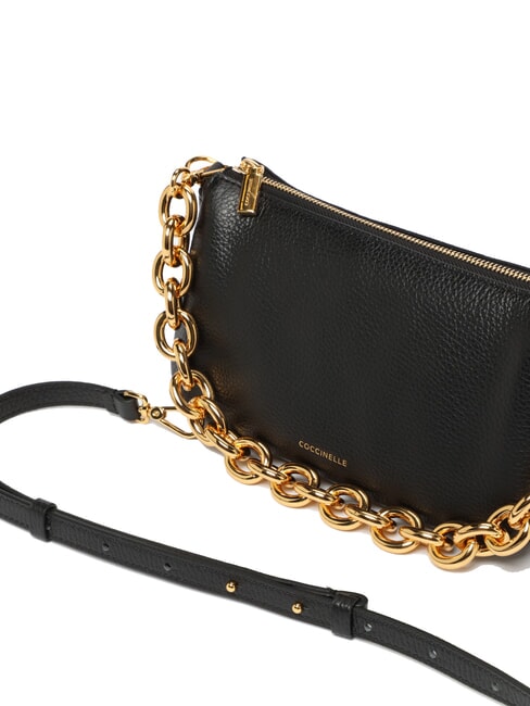 ISIDE Bolso bandolera pequeño de piel negro - Bolsos Mujer