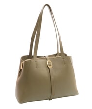 COCCINELLE CHARA Bolso de hombro de piel verde laurel - Bolsos Mujer - 2