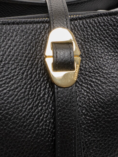 CHARA Bolso de hombro de piel negro - Bolsos Mujer