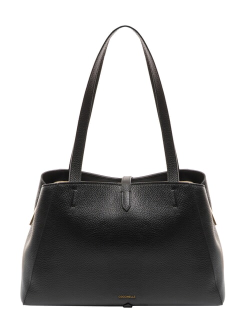 CHARA Bolso de hombro de piel negro - Bolsos Mujer