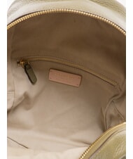 COCCINELLE JEN Mochila redonda de piel con bolsillo. verde laurel - Bolsos Mujer - 6