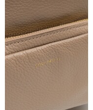 COCCINELLE JEN Mochila redonda de piel con bolsillo. topo cálido - Bolsos Mujer - 5