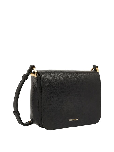 ERIS Mini bolso de hombro de piel negro - Bolsos Mujer