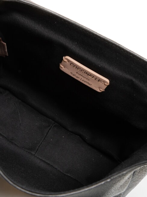 ERIS Mini bolso de hombro de piel negro - Bolsos Mujer