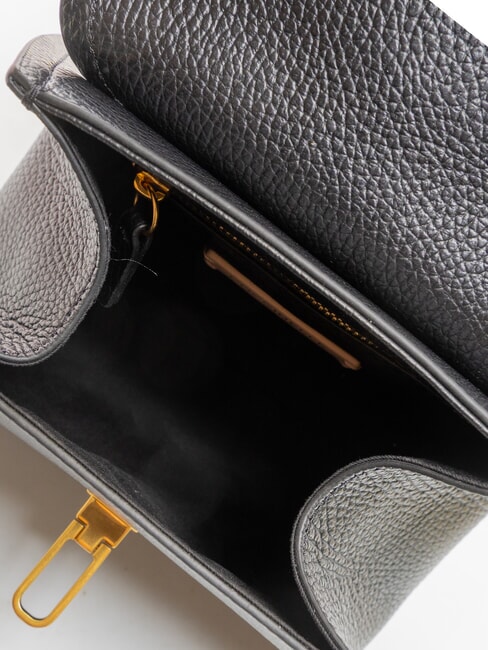 MARVIN Mini bolso de piel con bandolera negro - Bolsos Mujer