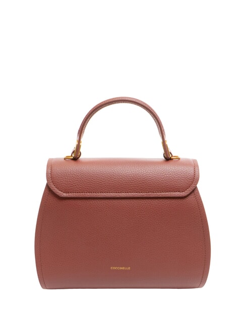 MARVIN Bolso de piel con bandolera brandy - Bolsos Mujer