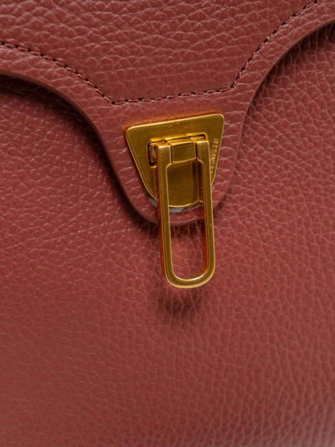 MARVIN Bolso de piel con bandolera brandy - Bolsos Mujer