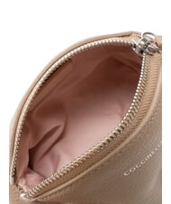 COCCINELLE AGATEA Estuche de belleza de cuero topo cálido - Carteras de mano & Neceser - 5