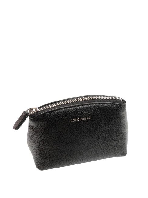 AGATEA Estuche de belleza de cuero negro - Carteras de mano & Neceser