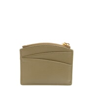 COCCINELLE ROUNDED PRINTED Pequeño tarjetero de piel con cremallera - Carteras Mujer