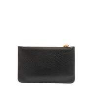 COCCINELLE ROUNDED PRINTED Tarjetero plano de piel con cremallera - Carteras Mujer